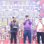Bupati Ardito dan Wakilnya Komang Hadiri Pembukaan Festival Olahraga Rekreasi Adventure Trail dan Lomba Senam BJW