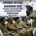 Plt. Bupati Lamteng Rakornas Bersama Menteri Pertanian RI