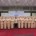 Ketua DWP Sekretariat DPRD Lampung Hadiri Pengukuhan Pengurus DWP se-Lampung
