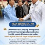 DPRD Lampung Kawal Penyelesaian Konflik Agraria, Perjuangkan Kepastian Hak Masyarakat