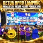 Ketua DPRD Lampung Ahmad Giri Akbar Hadiri Pembukaan Kejuaraan Karate Piala Pangkormar 2026 di Unila